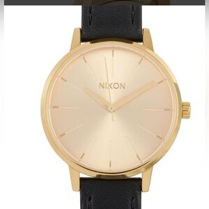 Nixon Women’s Kensignton Leather 37 mm Stainless Steel Watch